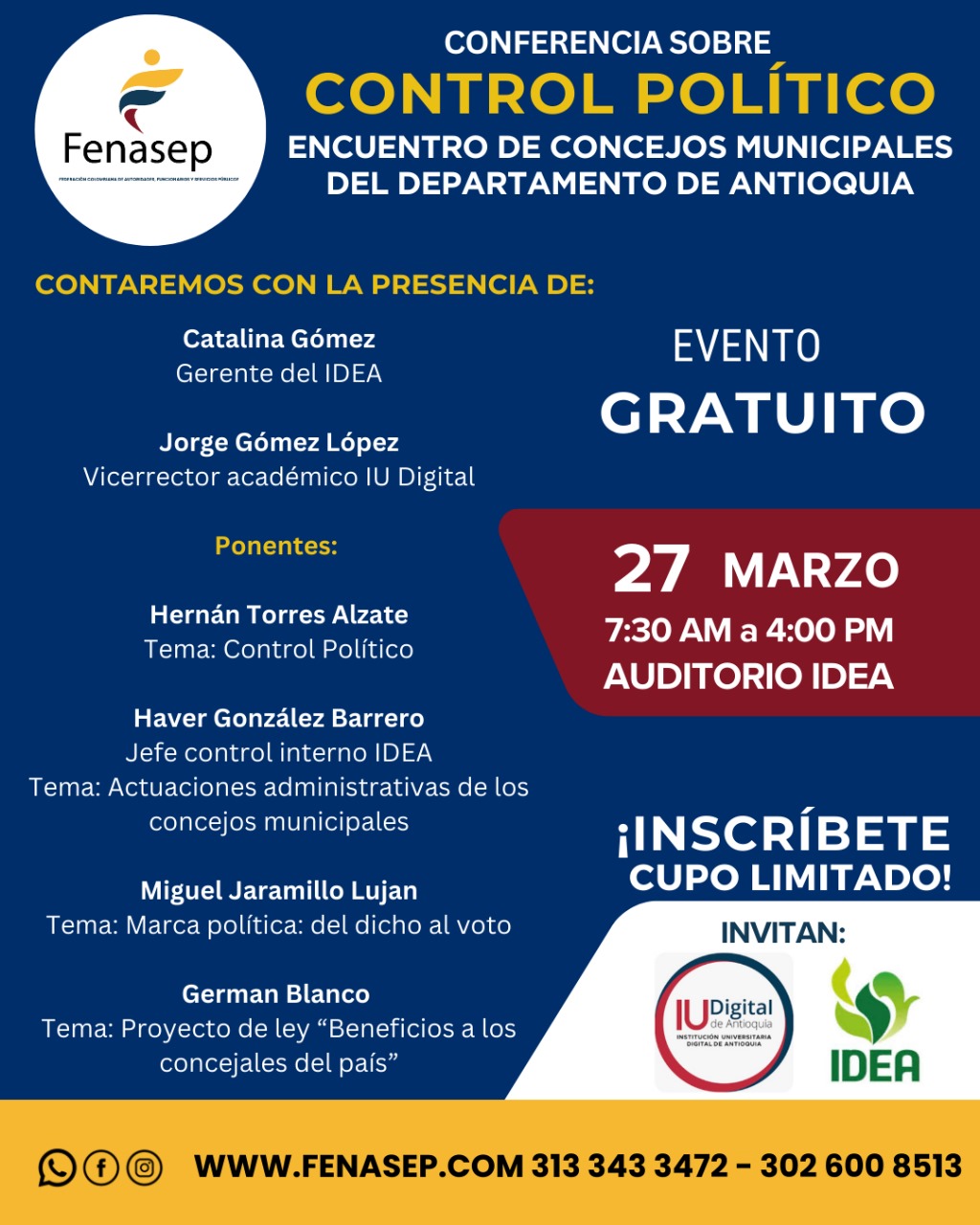 Conferencia sobre Control Político